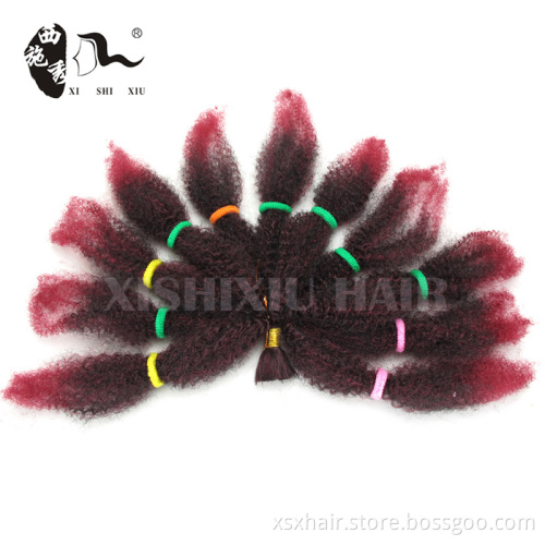 2016 competitive price best quality afro kinky hair extensions bulk for dreadlocks